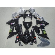 3M Touch4 Monster Negro Kit Completo Carenado Moto Kawasaki ZX6R 05-06