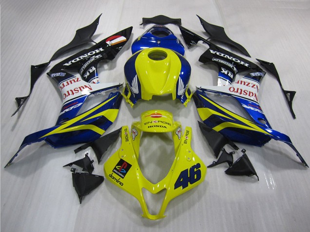 Amarillo Azul 46 Carenado Moto Honda CBR 600 RR 07-08 Amarillo Azul 46 Carenado Moto Honda CBR 600 RR 07-08