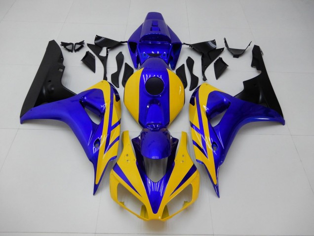 Amarillo Azul Carenado Moto Honda CBR 1000 RR 06-07 Amarillo Azul Carenado Moto Honda CBR 1000 RR 06-07