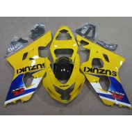 Amarillo Azul Carenado Moto Suzuki GSXR 600 K4 04-05