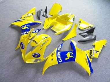 Amarillo Azul Motul Camello Carenado Moto Yamaha R6 03-05