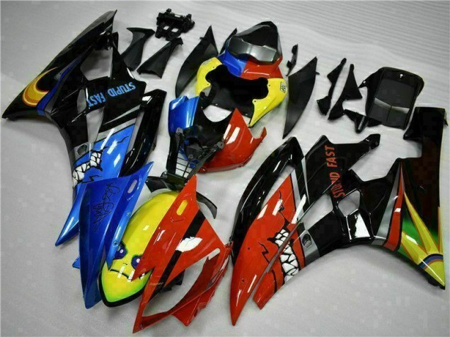 Amarillo Azul Rojo Carenado Moto Yamaha R6 06-07 Amarillo Azul Rojo Carenado Moto Yamaha R6 06-07