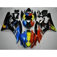 Amarillo Azul Rojo Carenado Moto Yamaha R6 06-07