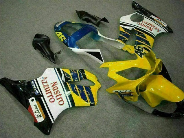 Amarillo Blanco Carenado Moto Honda CBR 600 F4i 01-03 Amarillo Blanco Carenado Moto Honda CBR 600 F4i 01-03