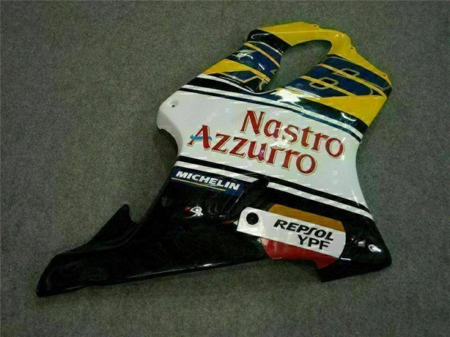 Amarillo Blanco Carenado Moto Honda CBR 600 F4i 01-03 Amarillo Blanco Carenado Moto Honda CBR 600 F4i 01-03