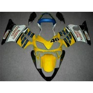 Amarillo Blanco Carenado Moto Honda CBR 600 F4i 01-03