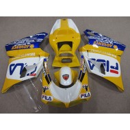 Amarillo Blanco Fila Carenado Moto Ducati 748 93-05