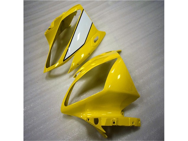 Amarillo Blanco Negro Moto Plástico Yamaha R6 06-07 Amarillo Blanco Negro Moto Plástico Yamaha R6 06-07
