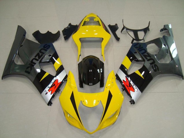 Amarillo Gris Carenado Moto Suzuki GSXR 1000 K3 03-04