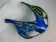 Amarillo Llama Azul Carenado Moto Honda CBR 1000 RR 06-07 Amarillo Llama Azul Carenado Moto Honda CBR 1000 RR 06-07