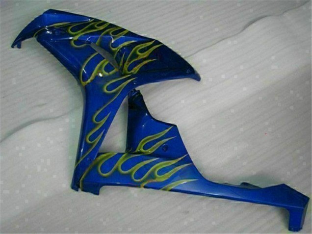 Amarillo Llama Azul Carenado Moto Honda CBR 1000 RR 06-07 Amarillo Llama Azul Carenado Moto Honda CBR 1000 RR 06-07
