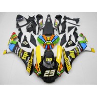 Amarillo Negro 23 Carenado Moto Yamaha R1 15-19