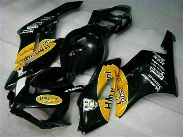 Amarillo Negro Carenado Moto Honda CBR 1000 RR 04-05 Amarillo Negro Carenado Moto Honda CBR 1000 RR 04-05
