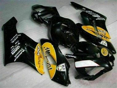 Amarillo Negro Carenado Moto Honda CBR 1000 RR 04-05