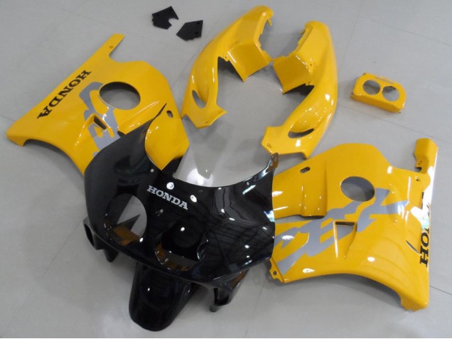 Amarillo Negro Carenado Moto Honda CBR 250 RR MC22 91-98 Amarillo Negro Carenado Moto Honda CBR 250 RR MC22 91-98