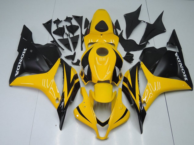 Amarillo Negro Carenado Moto Honda CBR 600 RR 09-12 Amarillo Negro Carenado Moto Honda CBR 600 RR 09-12