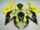 Amarillo Negro Carrocería Motocicletas Suzuki GSXR 1000 K5 05-06 Amarillo Negro Carrocería Motocicletas Suzuki GSXR 1000 K5 05-06