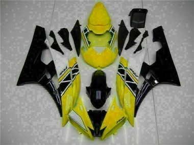 Amarillo Negro Kit Carenado Moto Yamaha R6 06-07