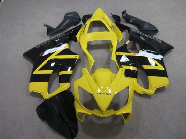 Amarillo Negro Kits Completo Carenado Moto Honda CBR 600 F4i 01-03