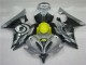 Amarillo Negro Plata Carenado Moto Yamaha R6 08-16