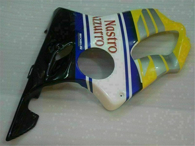 Amarillo Plata Nastro Azzurro Carenado Moto Honda CBR 600 F4i 01-03