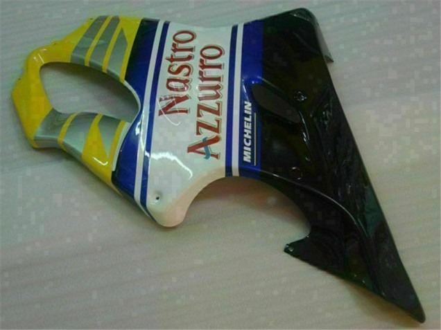 Amarillo Plata Nastro Azzurro Carenado Moto Honda CBR 600 F4i 01-03