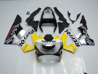 Amarillo Plata Negro Repsol Carenado Moto Honda CBR 900 RR 929 00-01