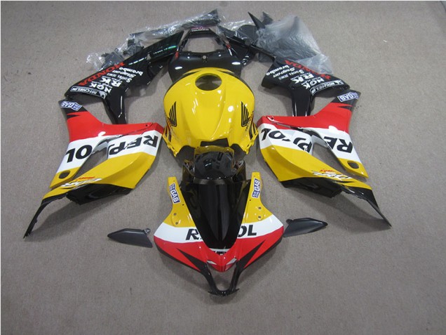 Amarillo Rojo Negro Repsol Carenado Moto Honda CBR 600 RR 07-08 Amarillo Rojo Negro Repsol Carenado Moto Honda CBR 600 RR 07-08