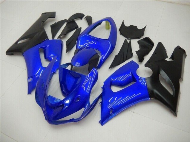 Azul ABS Kits Carenado Moto Kawasaki ZX6R 05-06 Azul ABS Kits Carenado Moto Kawasaki ZX6R 05-06