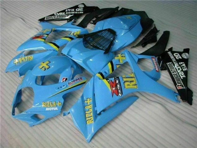 Azul ABS Moto Plástico Suzuki GSXR 1000 K7 07-08 Azul ABS Moto Plástico Suzuki GSXR 1000 K7 07-08