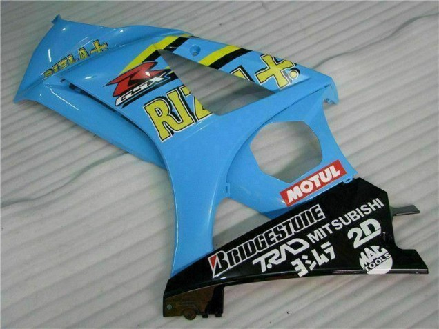 Azul ABS Moto Plástico Suzuki GSXR 1000 K7 07-08 Azul ABS Moto Plástico Suzuki GSXR 1000 K7 07-08
