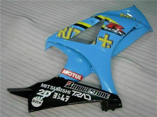Azul ABS Moto Plástico Suzuki GSXR 1000 K7 07-08 Azul ABS Moto Plástico Suzuki GSXR 1000 K7 07-08