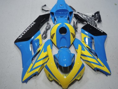 Azul Amarillo Carenado Moto Honda CBR 1000 RR 04-05