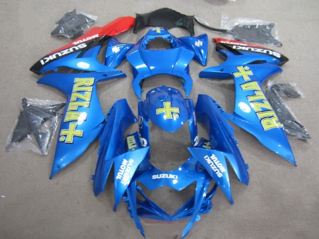 Azul Amarillo Rizla Carenado Moto Suzuki GSXR 750 K11 11-21 Azul Amarillo Rizla Carenado Moto Suzuki GSXR 750 K11 11-21