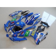 Azul Amarillo Rizla Kits Carenado Moto Suzuki GSXR 750 K6 06-07