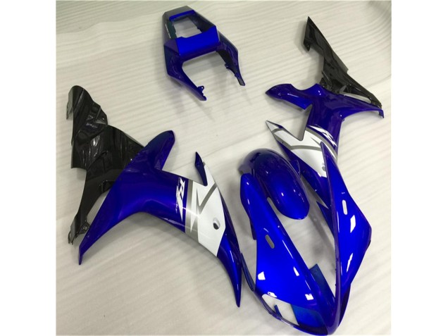 Azul Blanco ABS Carenado Motocicleta Yamaha R1 02-03 Azul Blanco ABS Carenado Motocicleta Yamaha R1 02-03