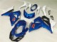 Azul Blanco ABS Kits Carenado Moto Suzuki GSXR 1000 K9 09-16 Azul Blanco ABS Kits Carenado Moto Suzuki GSXR 1000 K9 09-16