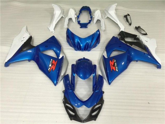 Azul Blanco ABS Kits Carenado Moto Suzuki GSXR 1000 K9 09-16 Azul Blanco ABS Kits Carenado Moto Suzuki GSXR 1000 K9 09-16