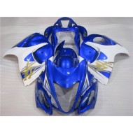 Azul Blanco ABS Kits Carenado Moto Suzuki GSXR 1300 Hayabusa 08-19
