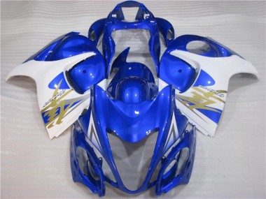 Azul Blanco ABS Kits Carenado Moto Suzuki GSXR 1300 Hayabusa 08-19