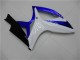 Azul Blanco ABS Kits Carenado Moto Suzuki GSXR 600 / 750 K6 06-07 Azul Blanco ABS Kits Carenado Moto Suzuki GSXR 600 / 750 K6 06-07