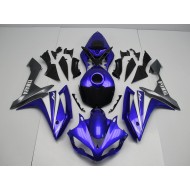 Azul Blanco ABS Kits Carenado Moto Yamaha R1 07-08