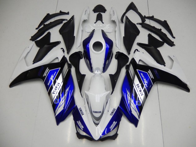 Azul Blanco ABS Kits Carenado Moto Yamaha R3 15-22 Azul Blanco ABS Kits Carenado Moto Yamaha R3 15-22