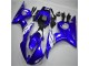 Azul Blanco ABS Moto Plástica Yamaha R6 03-05 Azul Blanco ABS Moto Plástica Yamaha R6 03-05