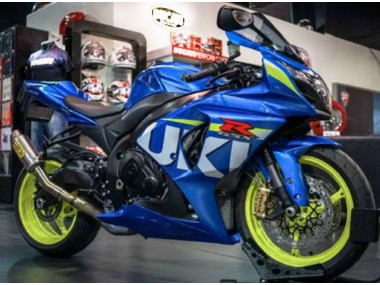 Azul Blanco ABS Moto Plástico Suzuki GSXR 1000 K9 09-16