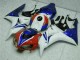 Azul Blanco Carenado Moto Honda CBR 1000 RR 06-07