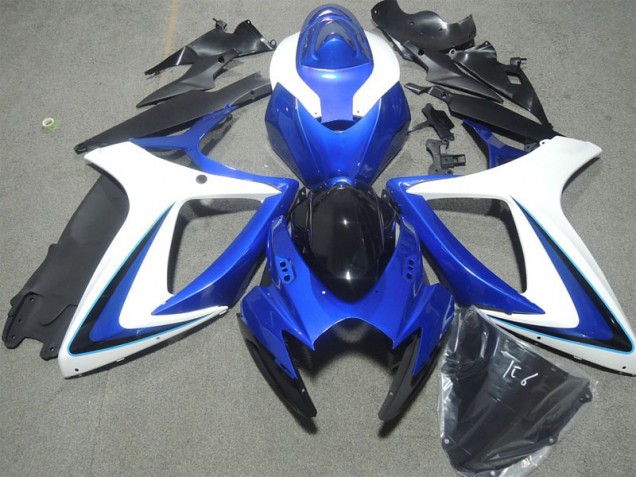 Azul Blanco Carenado Moto Kawasaki ZX10R 06-07 Azul Blanco Carenado Moto Kawasaki ZX10R 06-07