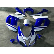 Azul Blanco Carenado Moto Kawasaki ZX6R 07-08
