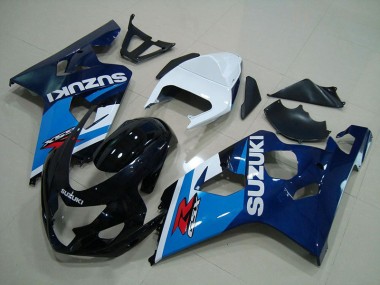 Azul Blanco Carenado Moto Suzuki GSXR 750 K4 04-05