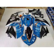 Azul & Blanco Carenado Moto Yamaha R3 15-22